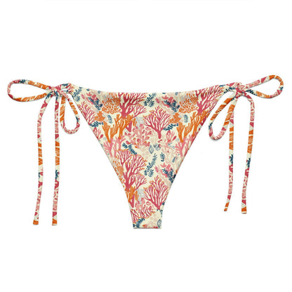 Coral Reef Eco String Bikini Bottom - Salinity Swimwear