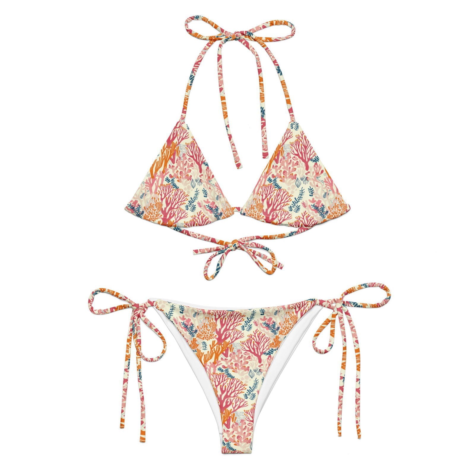 Coral Reef Eco String Bikini Set - Salinity Swimwear