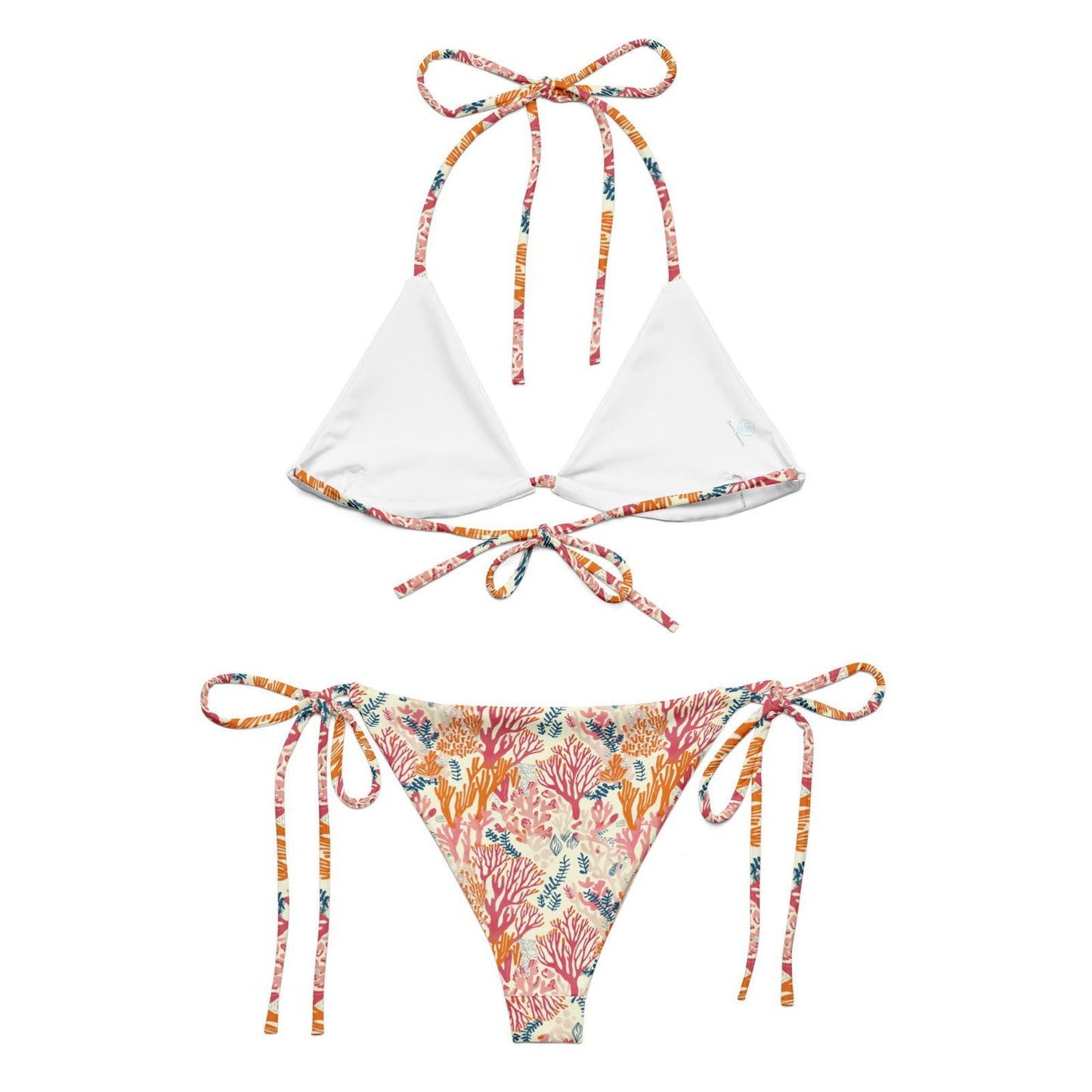 Coral Reef Eco String Bikini Set - Salinity Swimwear