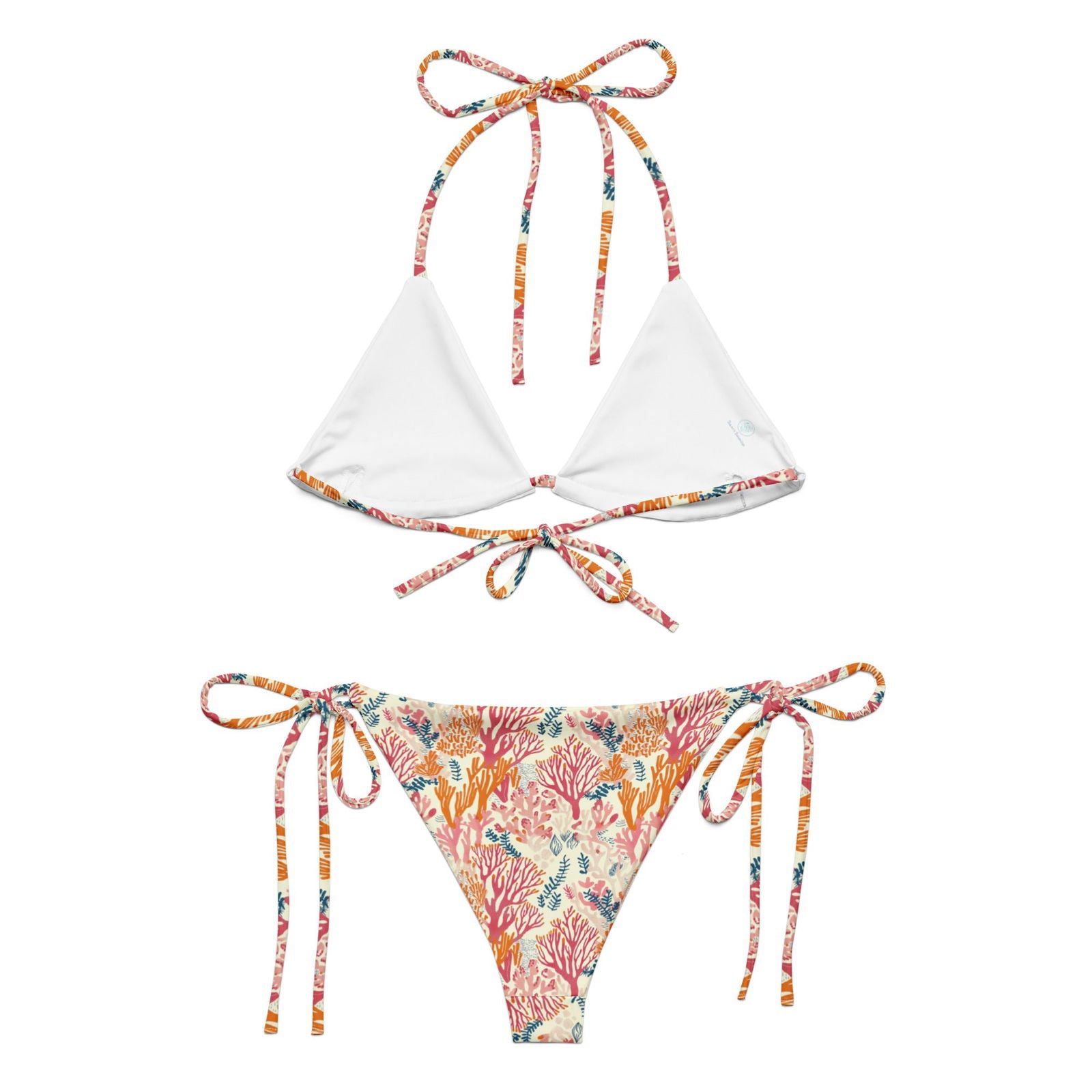 Coral Reef Eco String Bikini Set - Salinity Swimwear