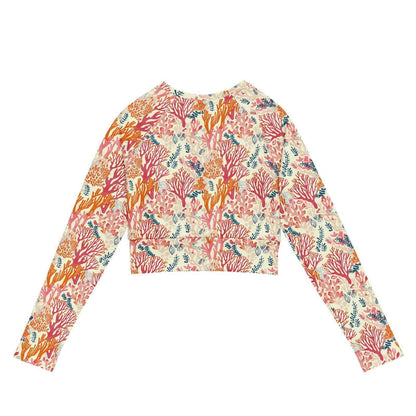 Coral Reef Long Sleeve Eco Cropped Rash Guard