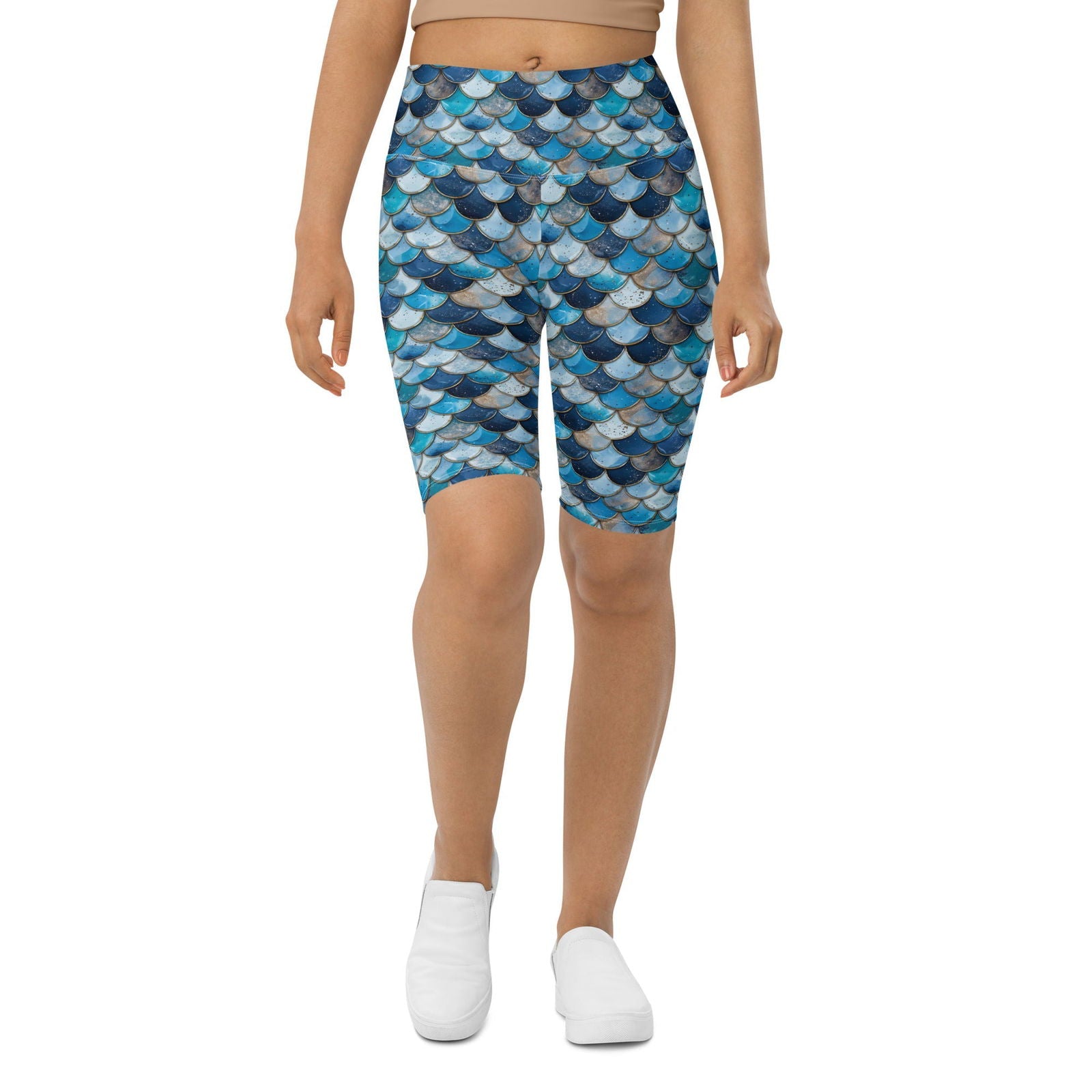 Deep Sea Sapphire Siren 8" Inch Shorts - Salinity Swimwear -    - #tag1#