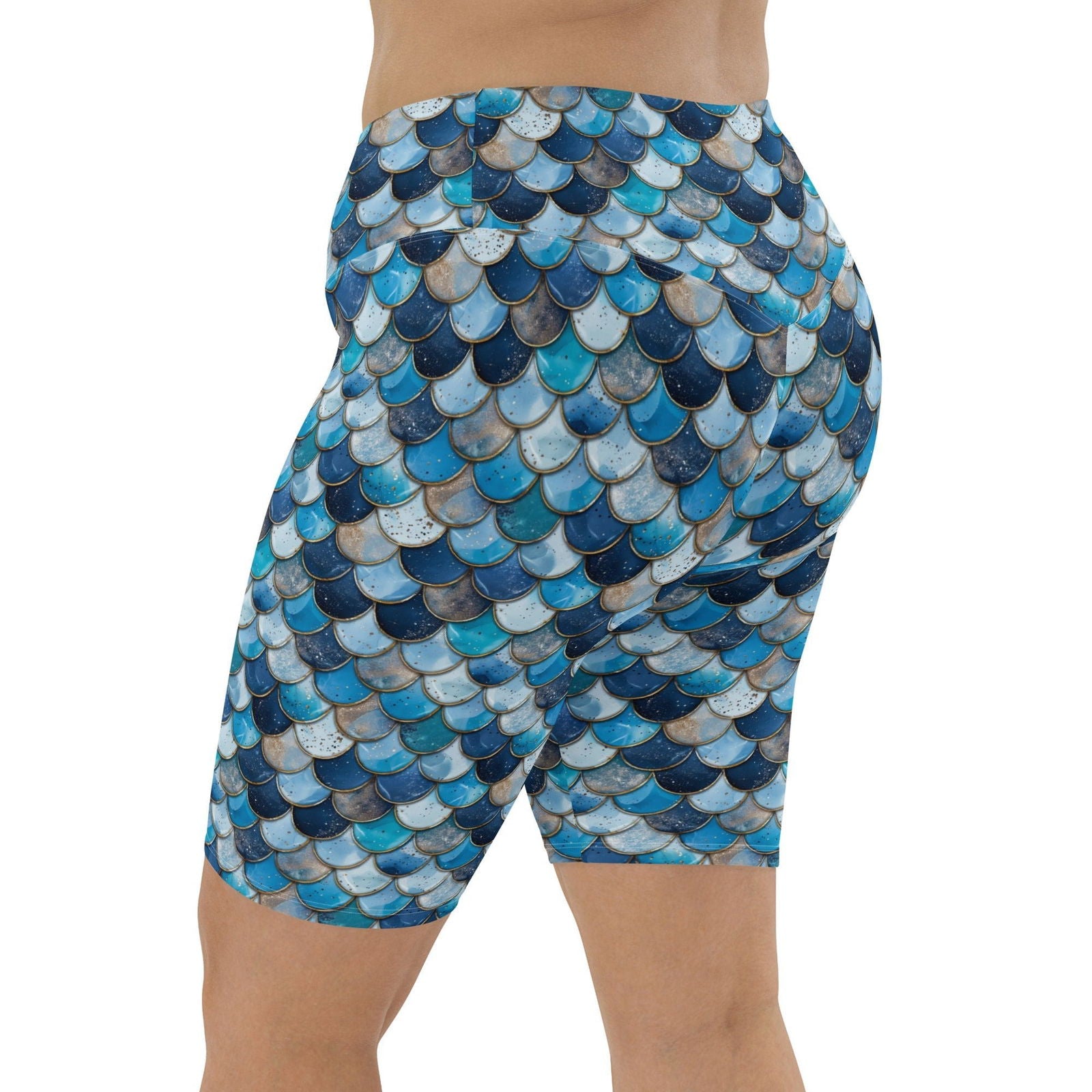 Deep Sea Sapphire Siren 8" Inch Shorts - Salinity Swimwear -    - #tag1#
