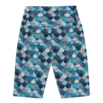 Deep Sea Sapphire Siren 8" Inch Shorts - Salinity Swimwear -    - #tag1#