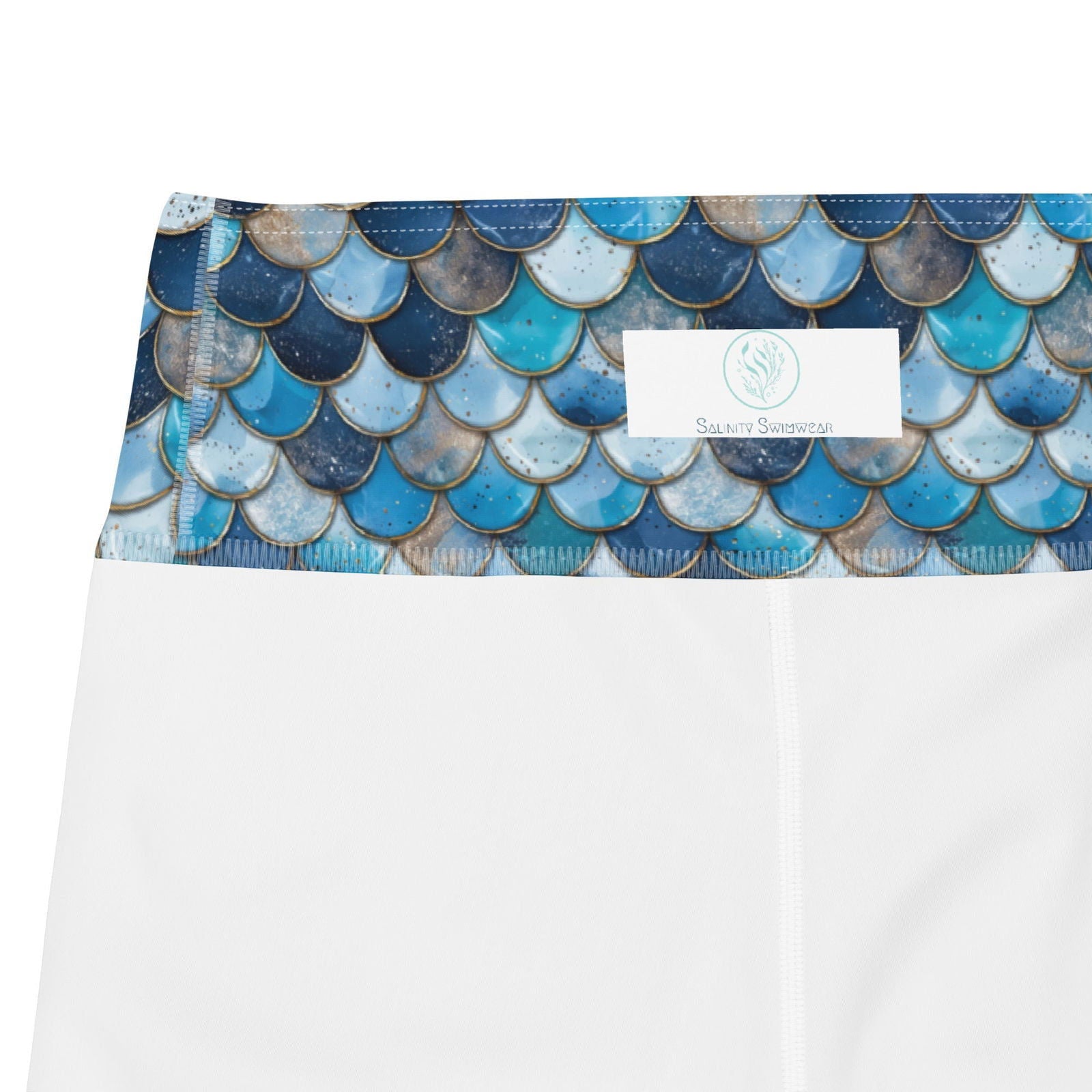 Deep Sea Sapphire Siren Capri Swim Leggings - Salinity Swimwear