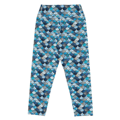 Deep Sea Sapphire Siren Capri Swim Leggings - Salinity Swimwear