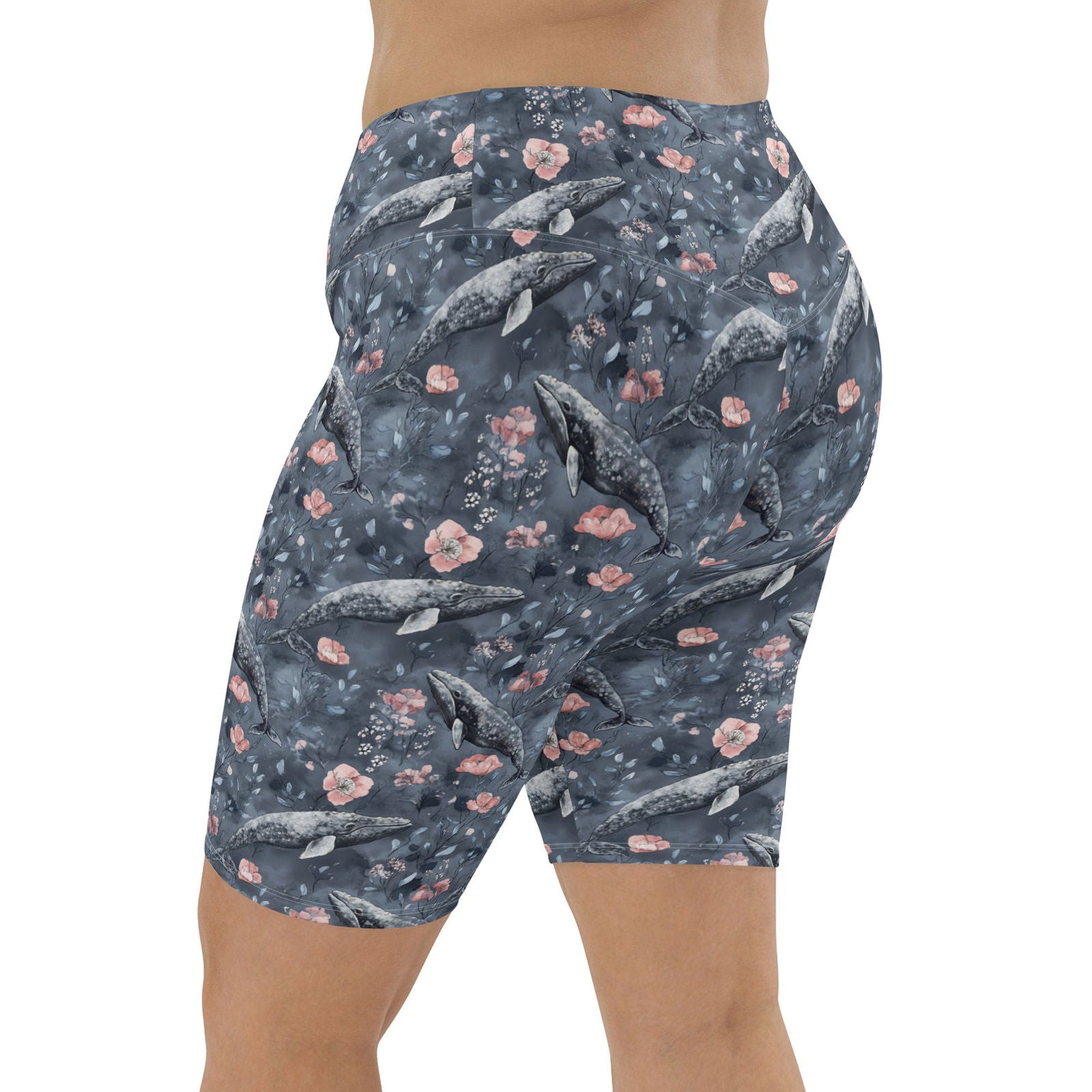 Dusky Gray Whale 8" Inch Dive Shorts - Salinity Swimwear -    - #tag1#