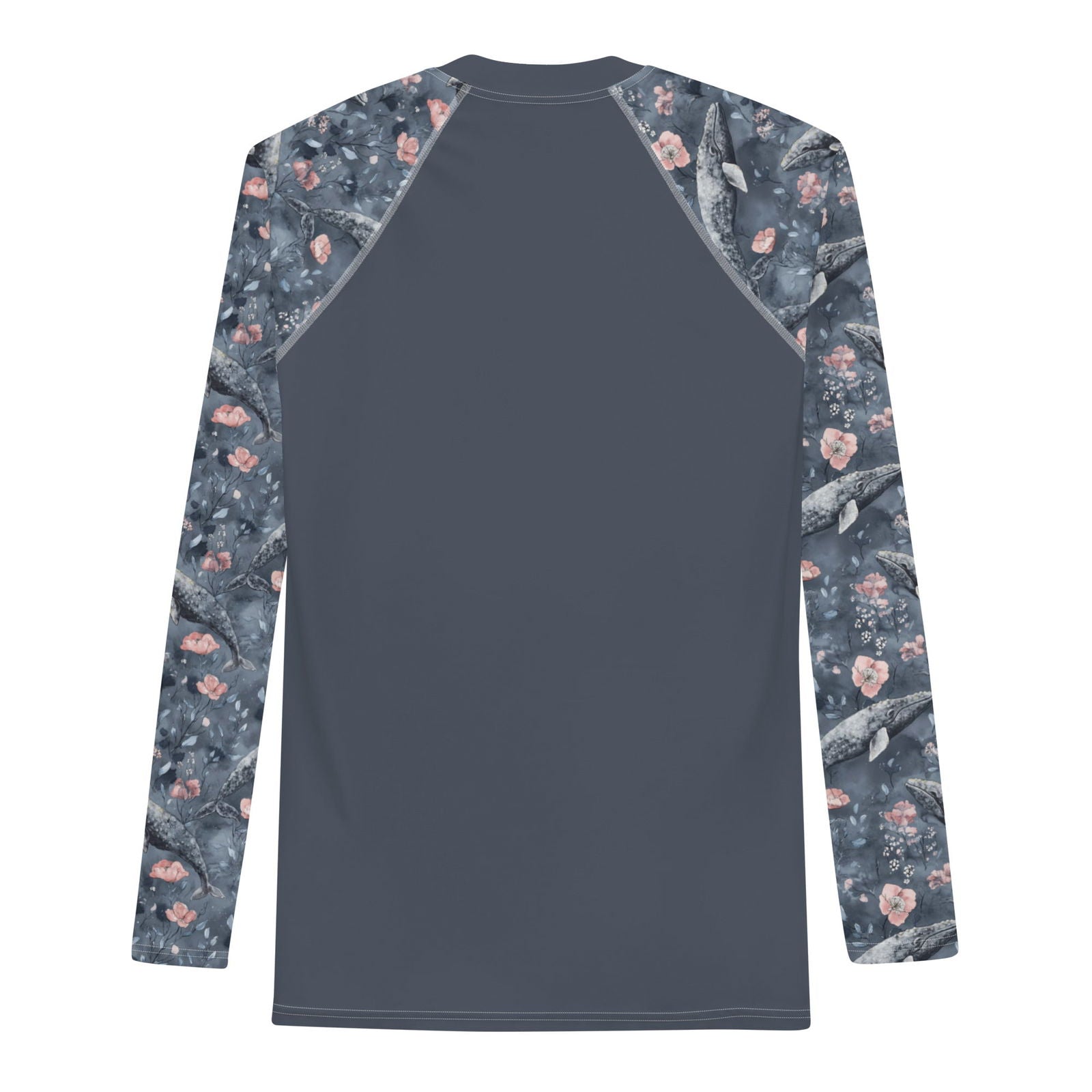 Dusky Gray Whale Men's Rash Guard - Salinity Swimwear -    - #tag1#
