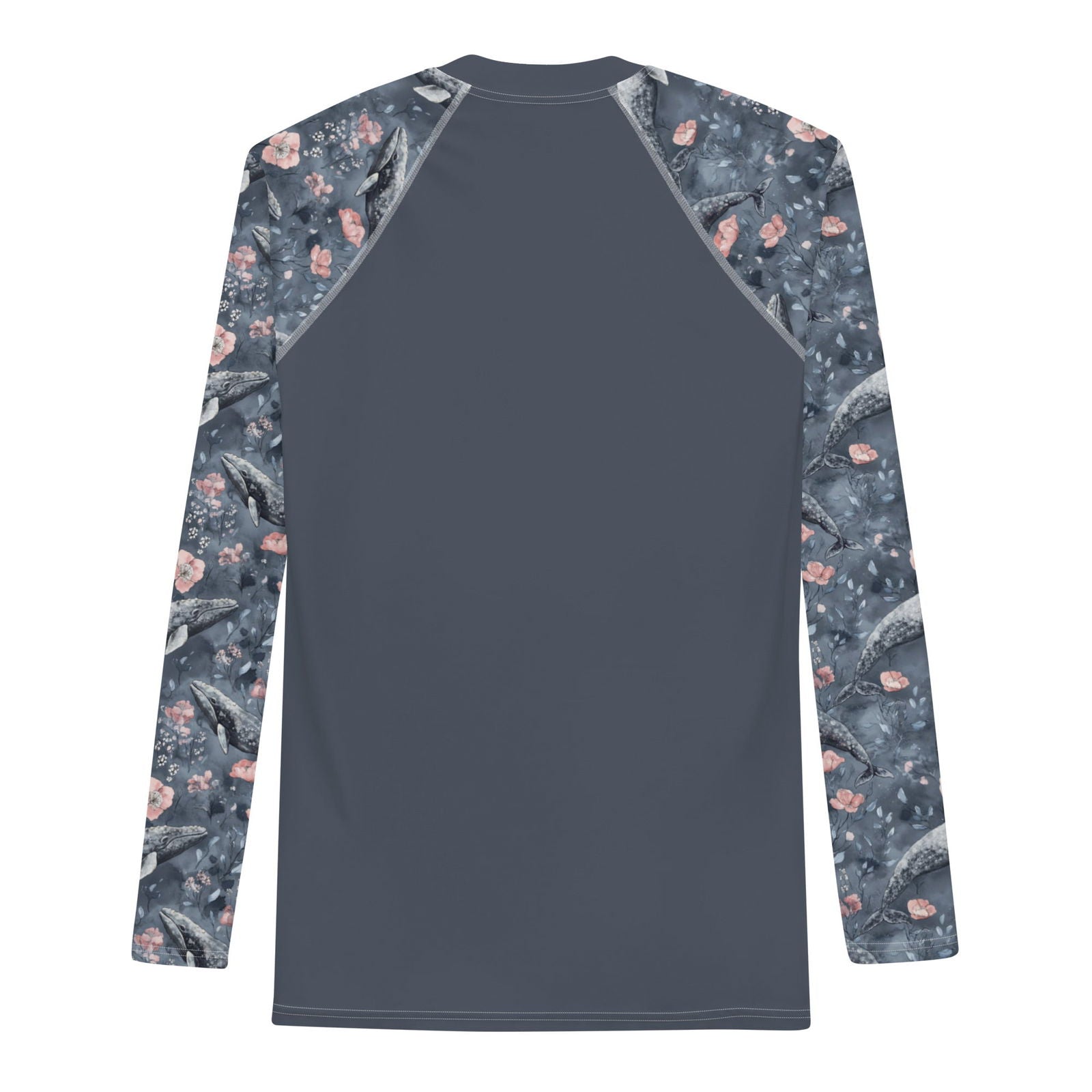 Dusky Gray Whale Men's Rash Guard - Salinity Swimwear -    - #tag1#