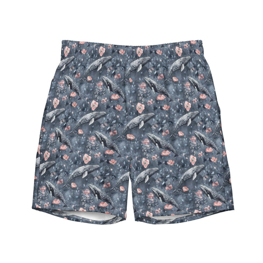 Dusky Gray Whale Men's Swim Trunks - Salinity Swimwear - Swim Trunks   - #tag1#