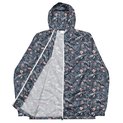 Dusky Gray Whale Men’s windbreaker - Salinity Swimwear -    - #tag1#