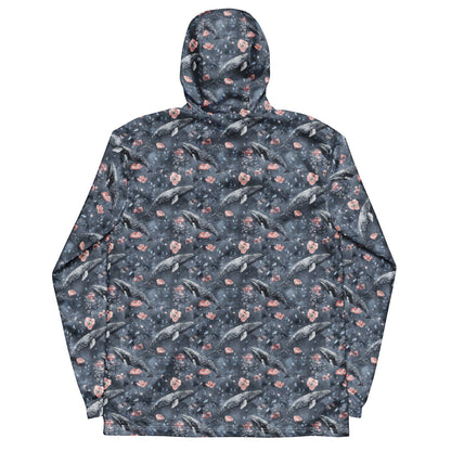 Dusky Gray Whale Men’s windbreaker - Salinity Swimwear -    - #tag1#