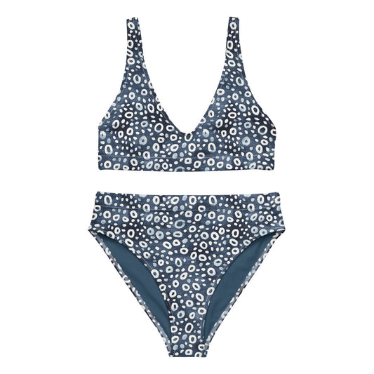 Eagle Ray Spots Eco High-Waisted Bikini Set - Salinity Swimwear
