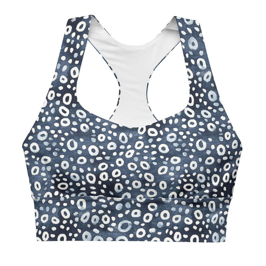Eagle Ray Spots Eco Sports Bra Top - Salinity Swimwear