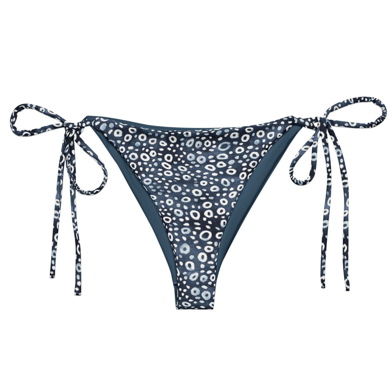 Eagle Ray Spots Eco String Bikini Bottom - Salinity Swimwear