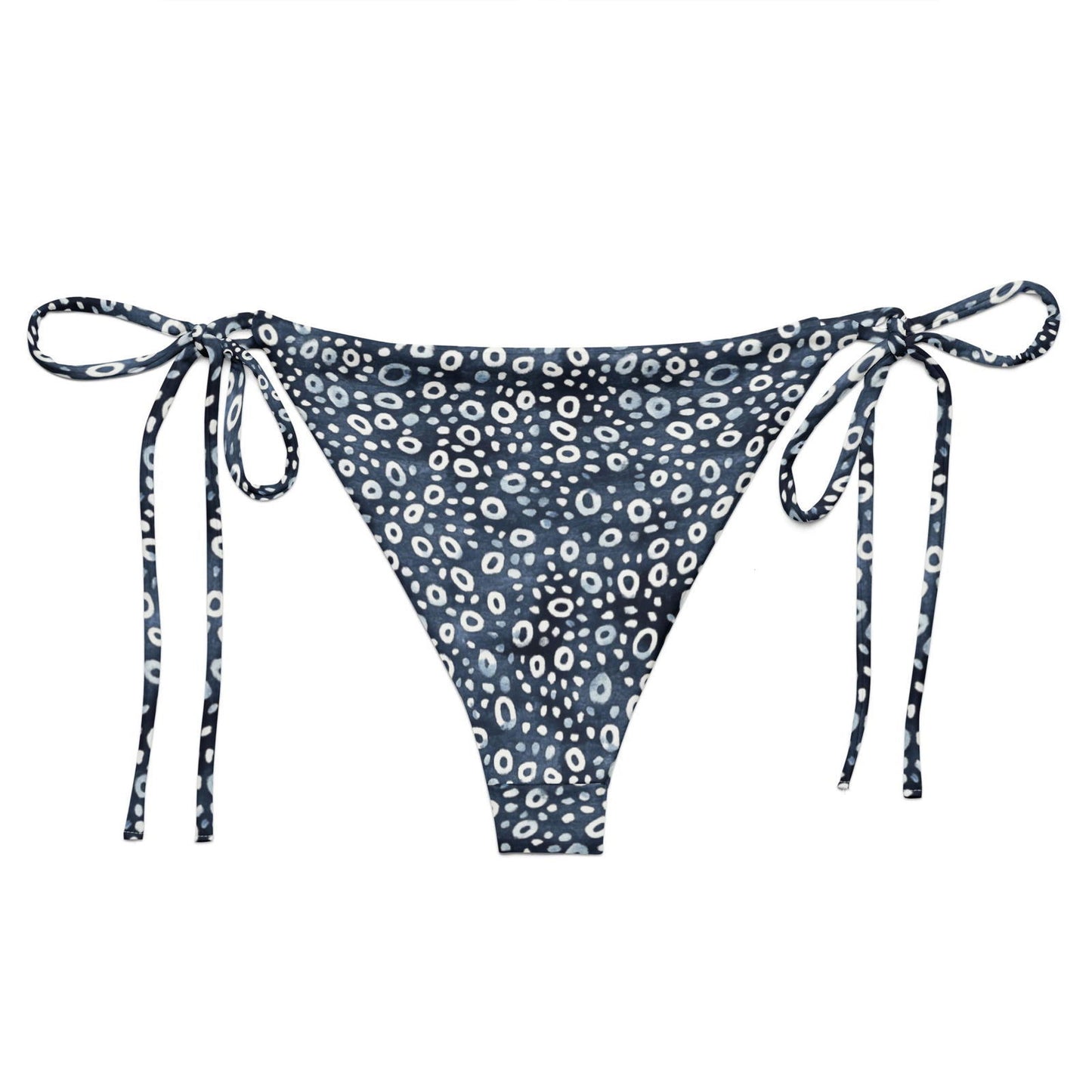 Eagle Ray Spots Eco String Bikini Bottom - Salinity Swimwear