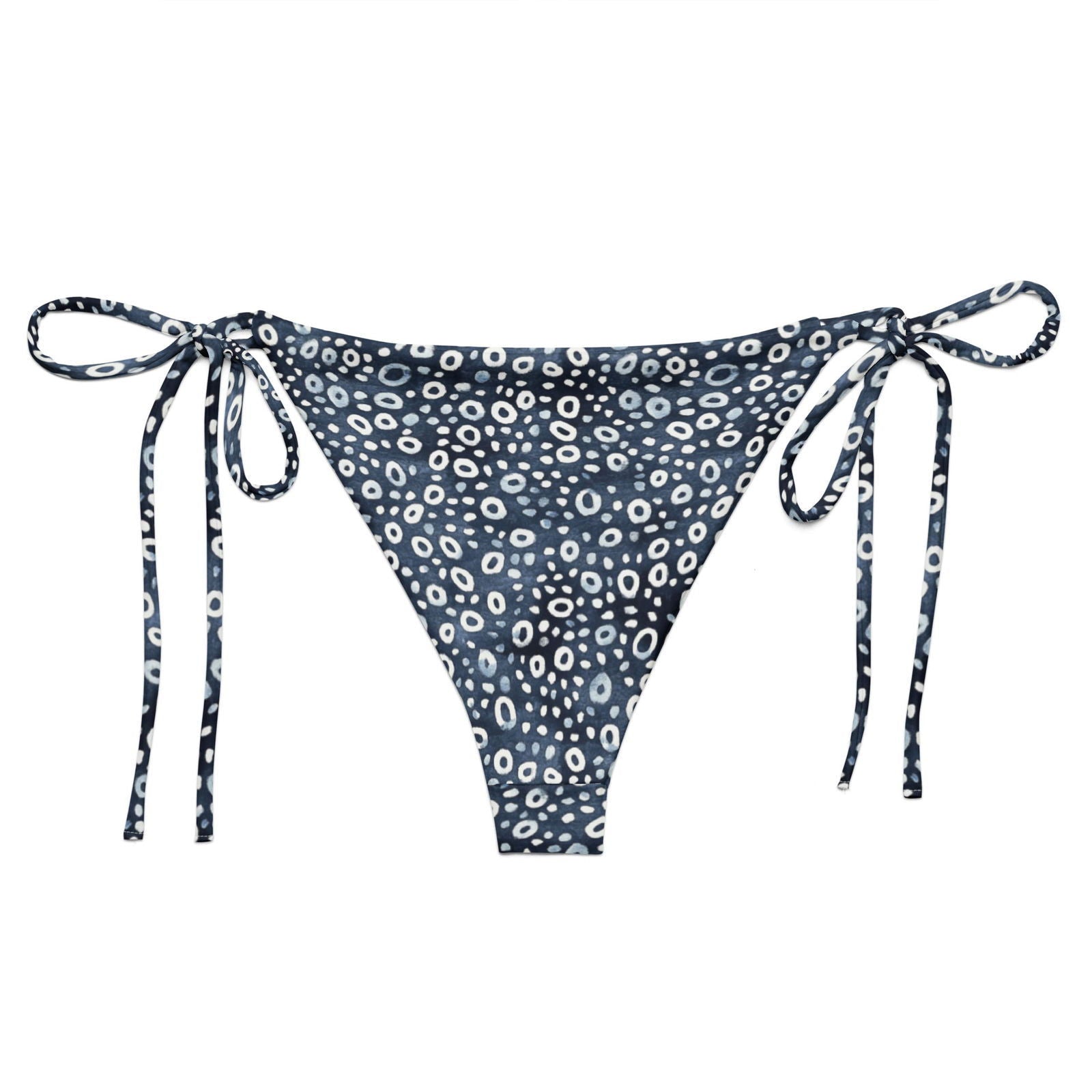 Eagle Ray Spots Eco String Bikini Bottom - Salinity Swimwear