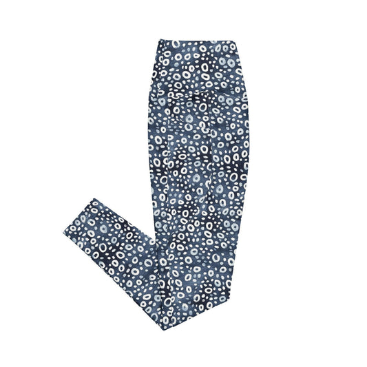 Eagle Ray Spots Eco Swim Leggings With Pockets - Salinity Swimwear