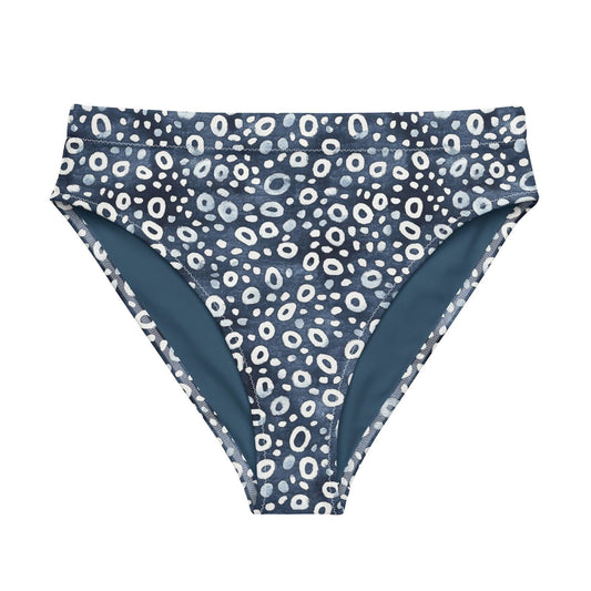 Eagle Ray Spots High-Waisted Bikini Bottom - Salinity Swimwear
