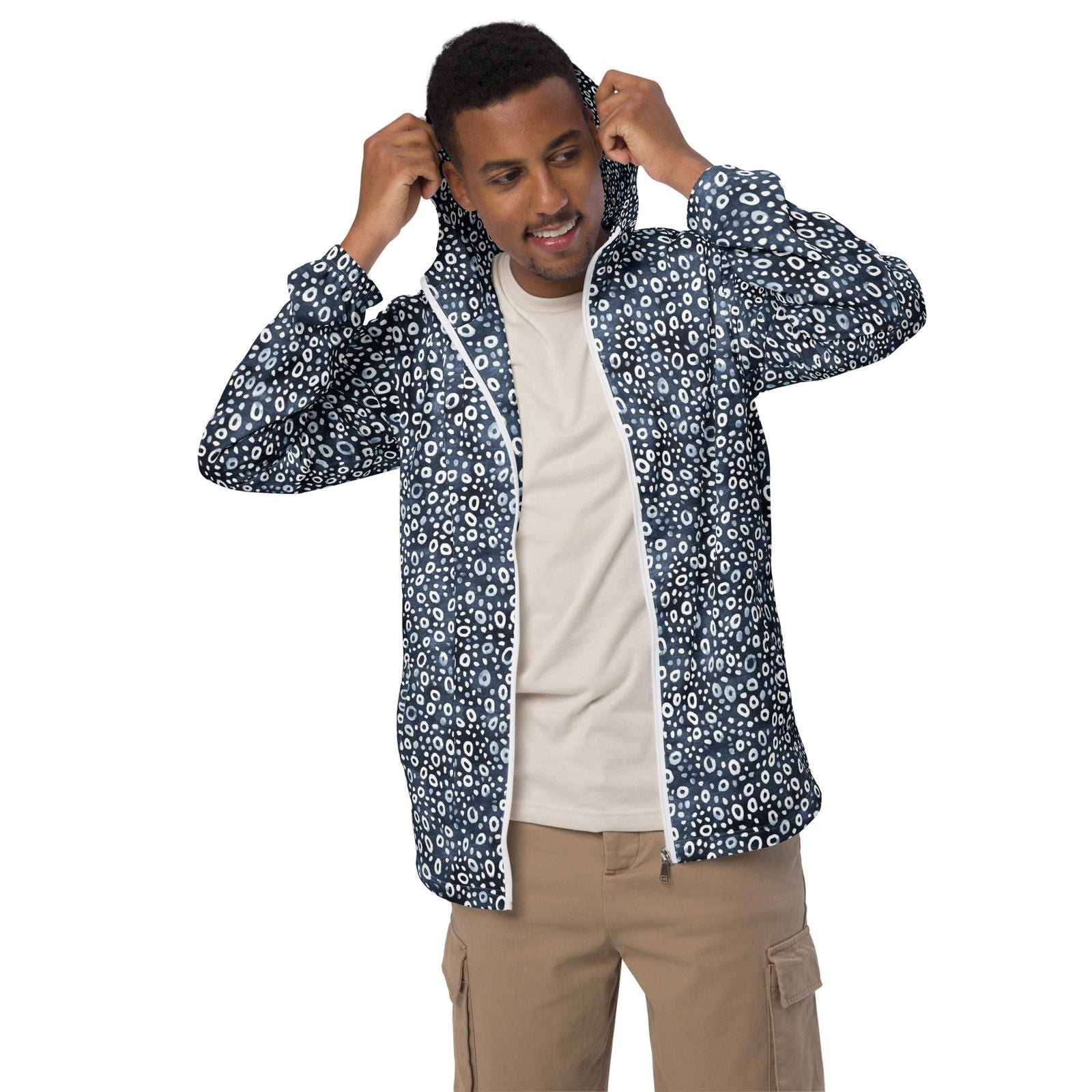 Eagle Ray Spots Men’s windbreaker - Salinity Swimwear -    - #tag1#