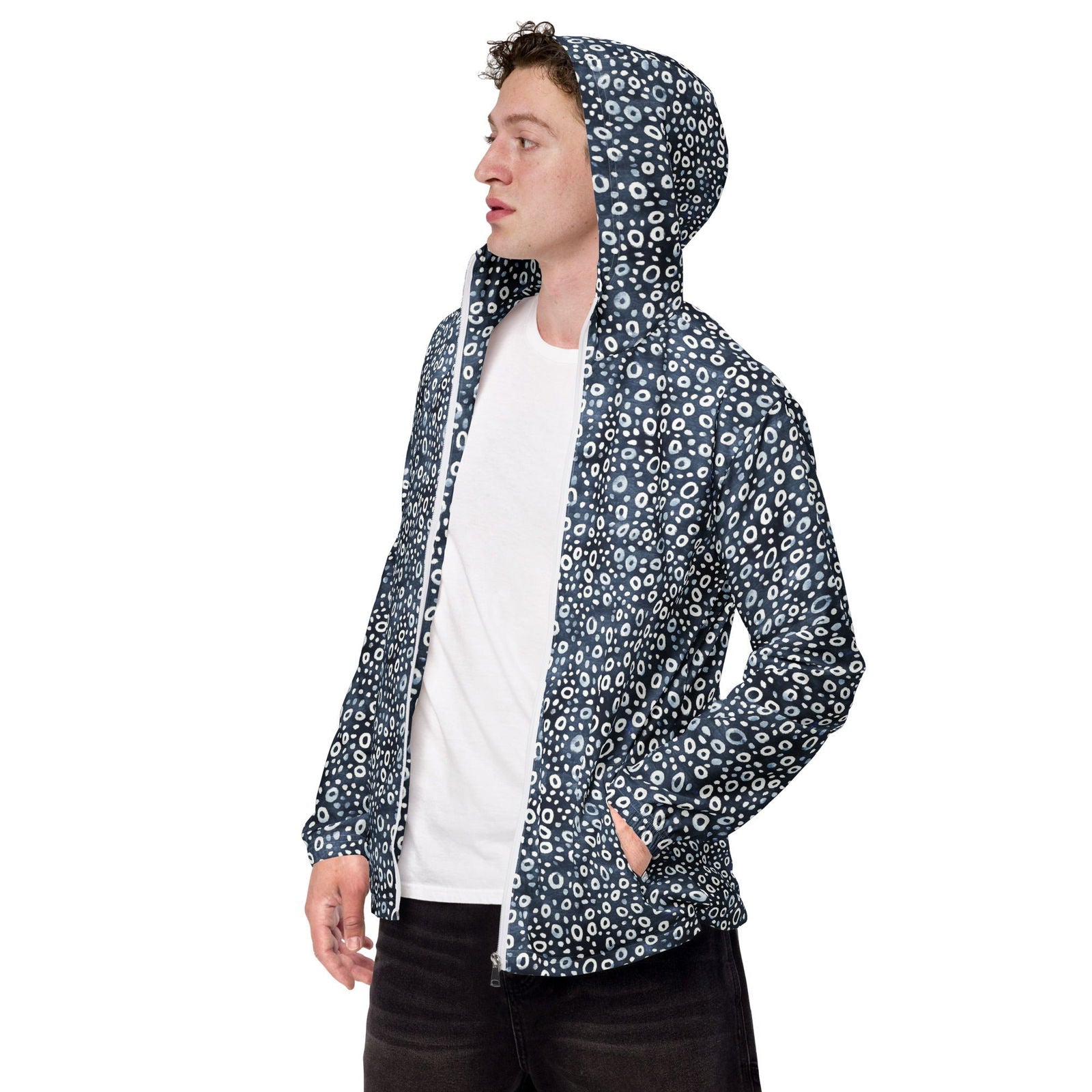 Eagle Ray Spots Men’s windbreaker - Salinity Swimwear -    - #tag1#