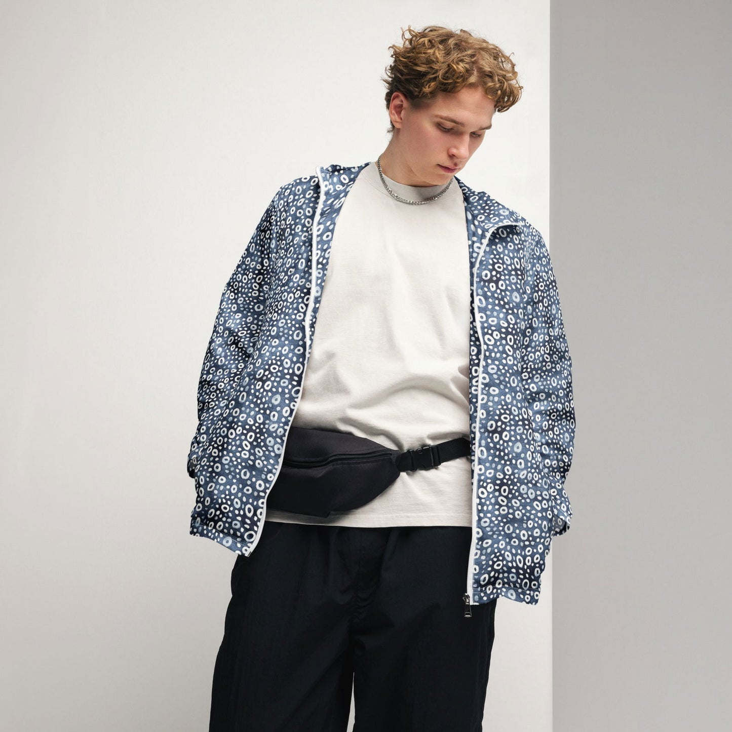 Eagle Ray Spots Men’s windbreaker - Salinity Swimwear -    - #tag1#