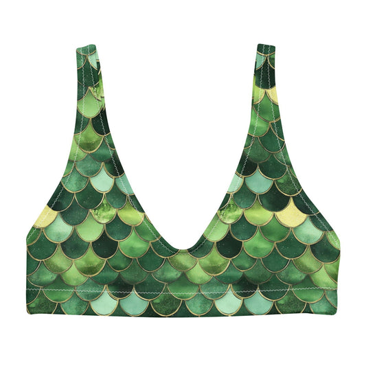 Emerald Siren Envy Eco Bikini Top - Salinity Swimwear