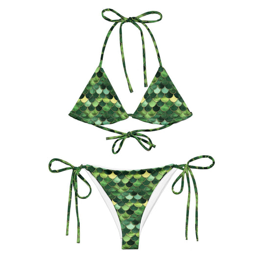 Emerald Siren Envy Eco String Bikini Set - Salinity Swimwear