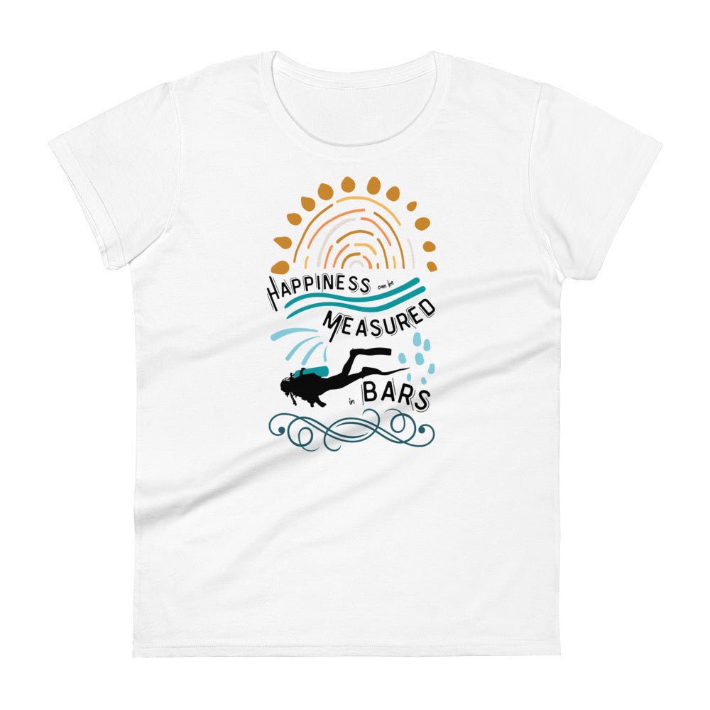 Happiness Can Be Measured in Bars Women's T-Shirt - Salinity Swimwear - T-Shirt   - #tag1#
