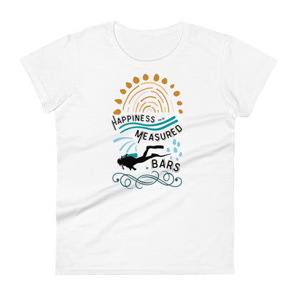 Happiness Can Be Measured in Bars Women's T-Shirt - Salinity Swimwear - T-Shirt   - #tag1#