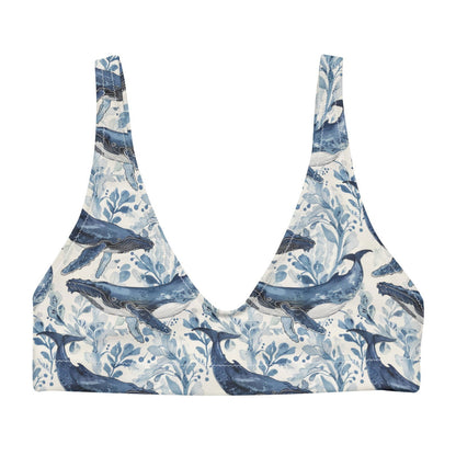 Humpback Whale Song Eco Bikini Top - Salinity Swimwear