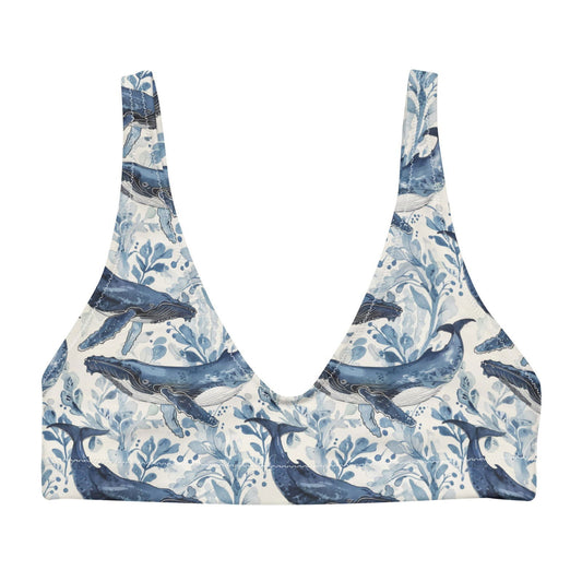 Humpback Whale Song Eco Bikini Top - Salinity Swimwear