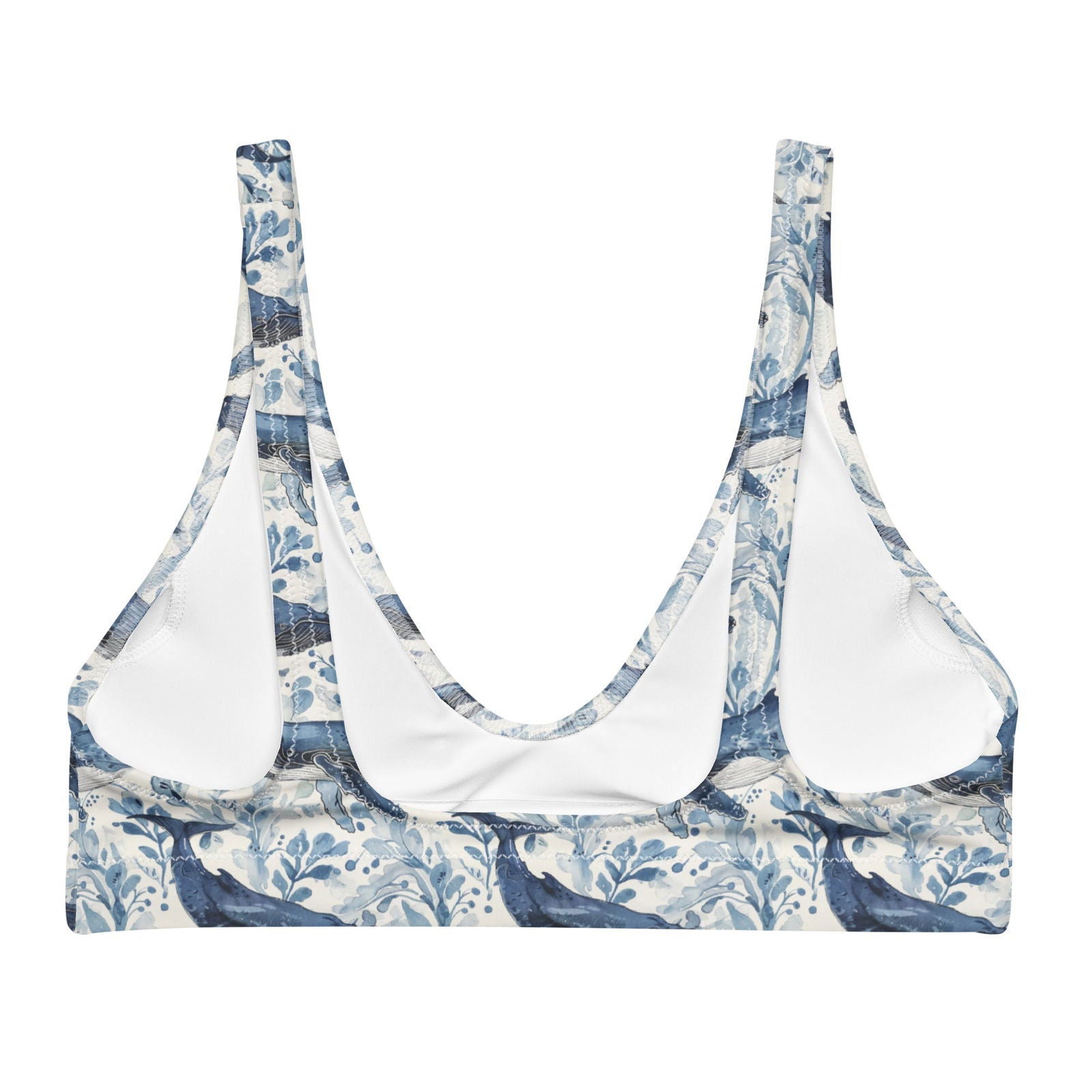 Humpback Whale Song Eco Bikini Top - Salinity Swimwear