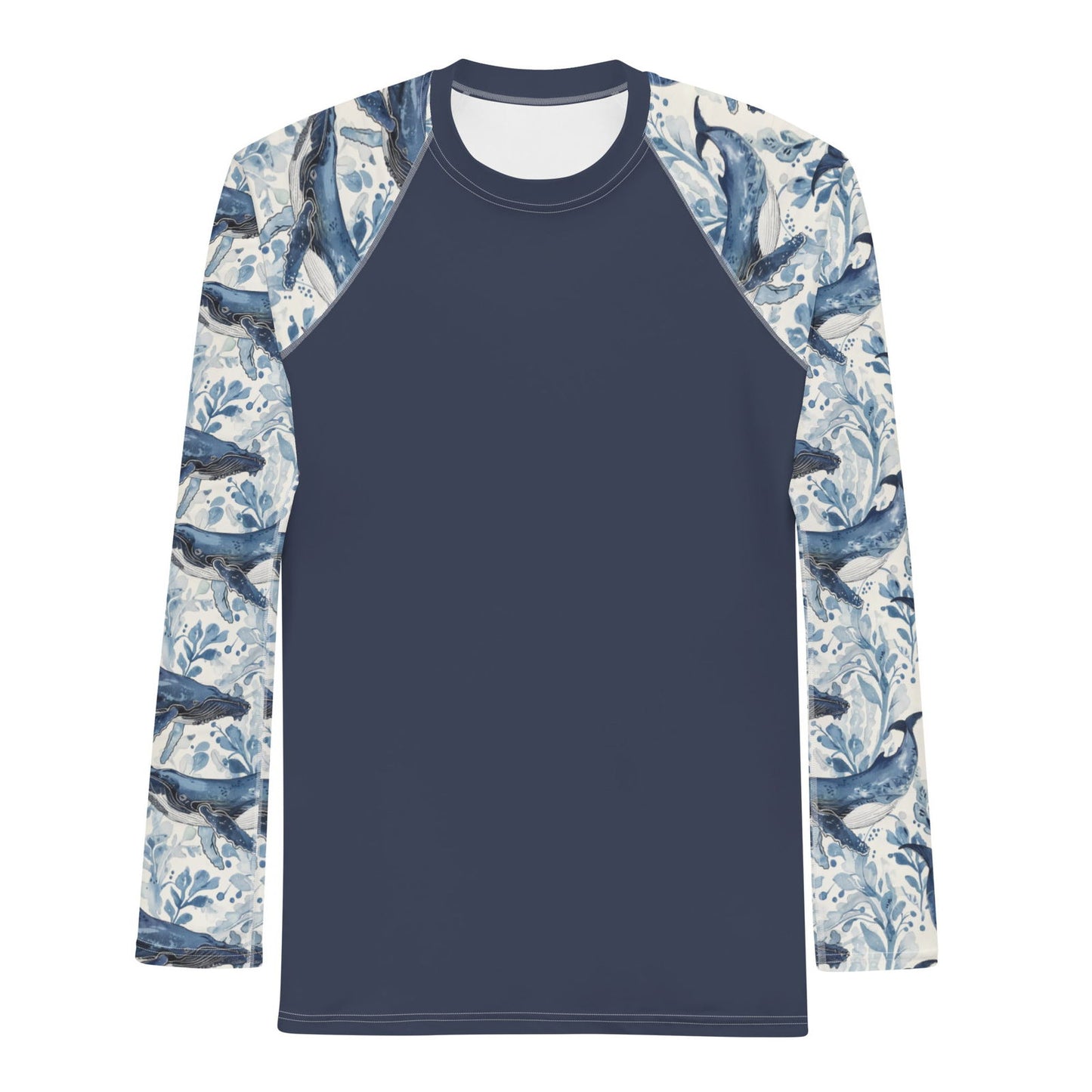 Humpback Whale Song Men's Rash Guard - Salinity Swimwear - Rash Guard   - #tag1#