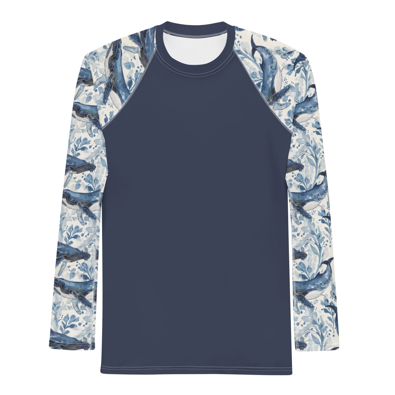Humpback Whale Song Men's Rash Guard - Salinity Swimwear - Rash Guard   - #tag1#