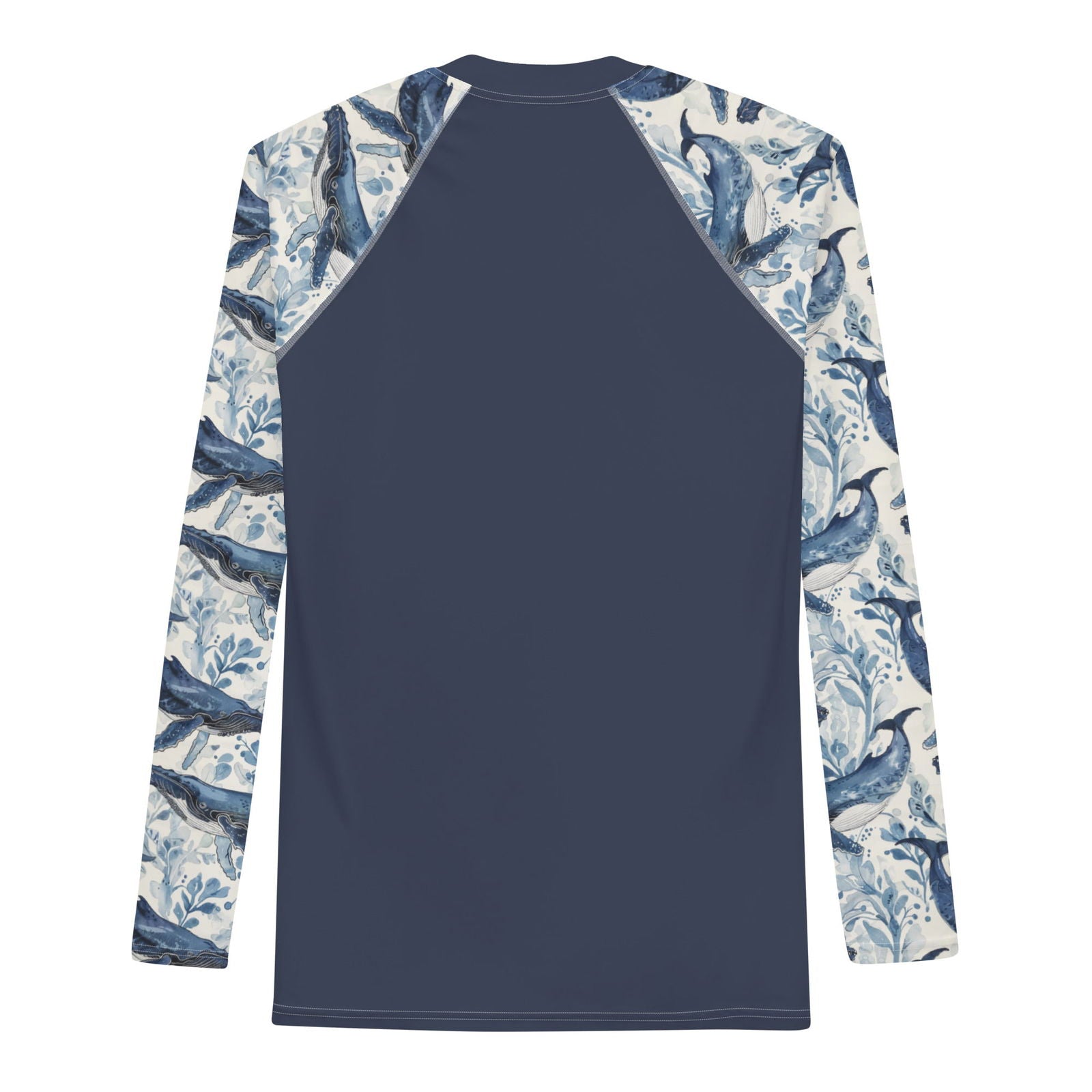 Humpback Whale Song Men's Rash Guard - Salinity Swimwear -    - #tag1#