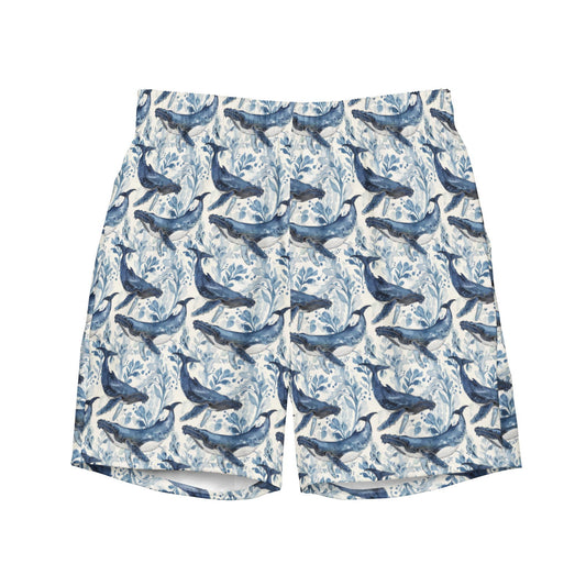 Humpback Whale Song Men's Swim Trunks - Salinity Swimwear - Swim Trunks   - #tag1#