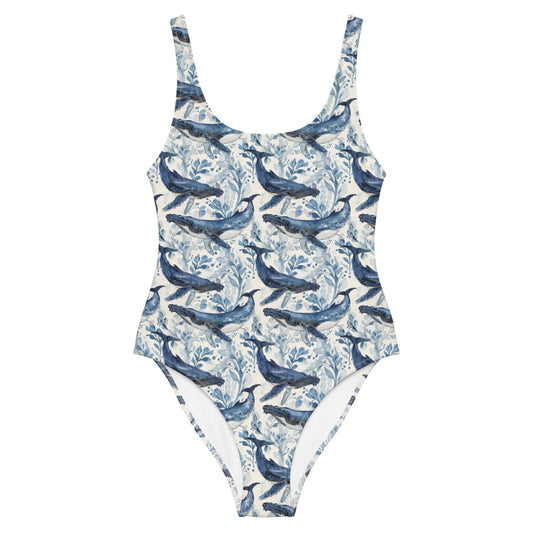 Humpback Whale Song One-Piece Swimsuit - Salinity Swimwear