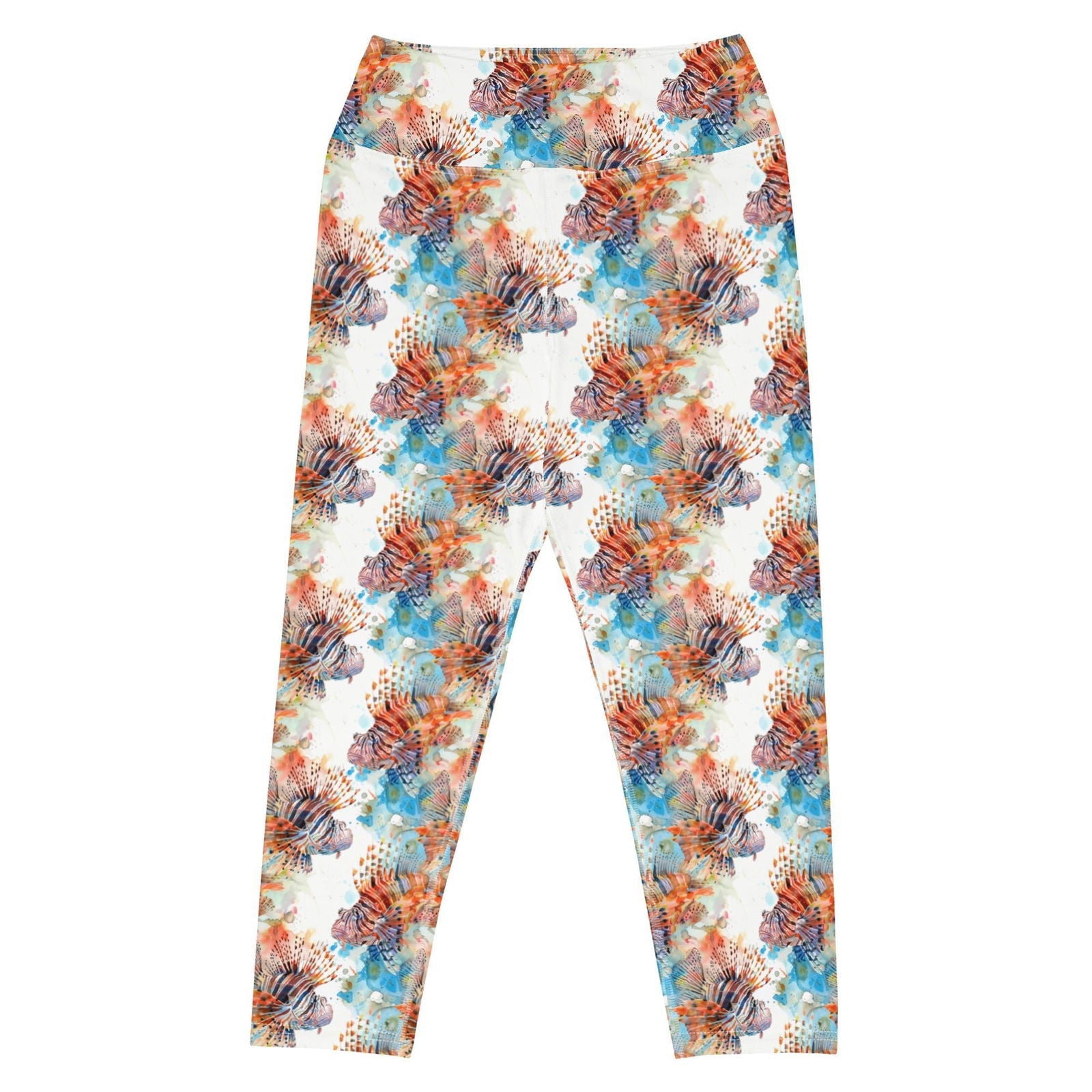 Invasive Lionfish Capri Swim Leggings - Salinity Swimwear