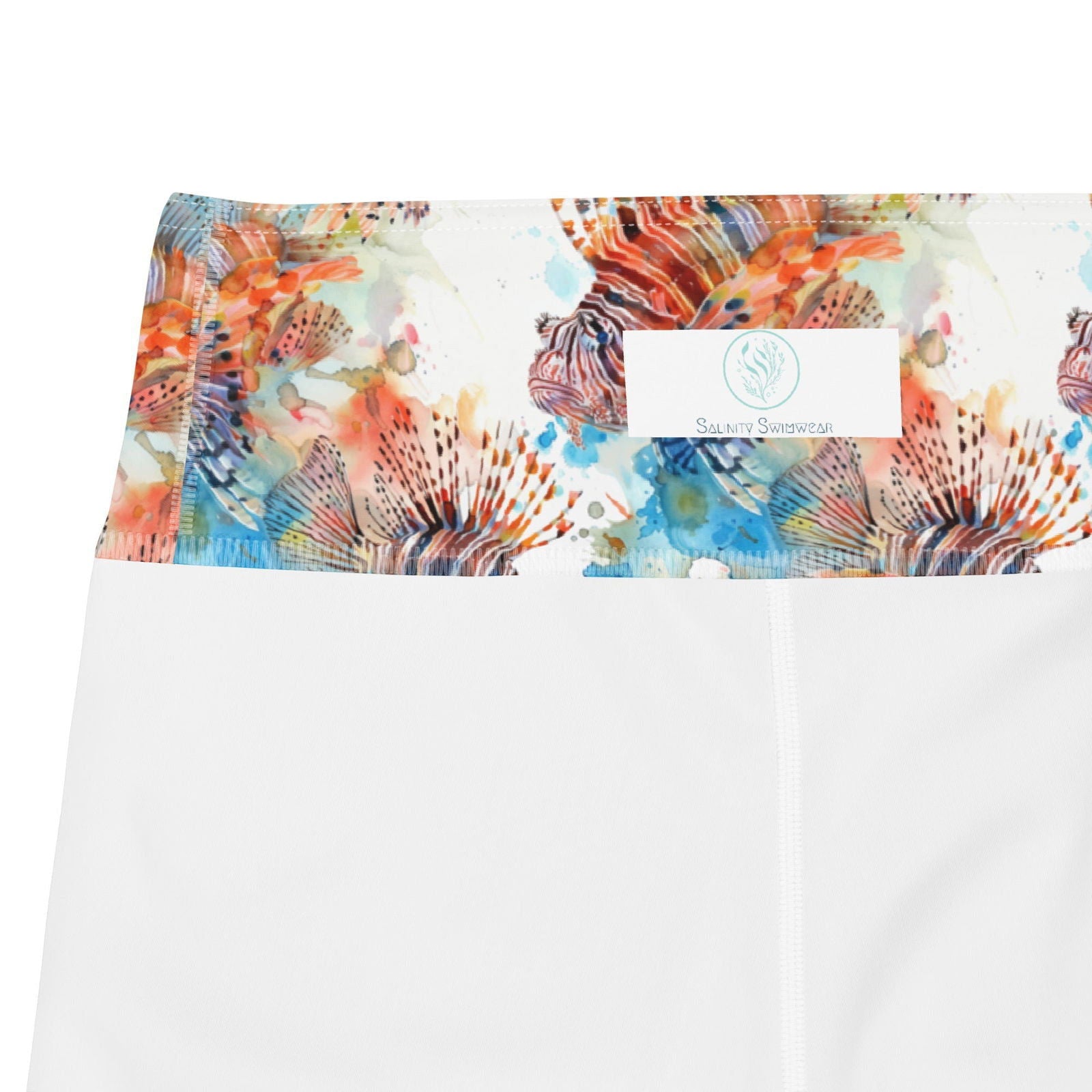 Invasive Lionfish Capri Swim Leggings - Salinity Swimwear