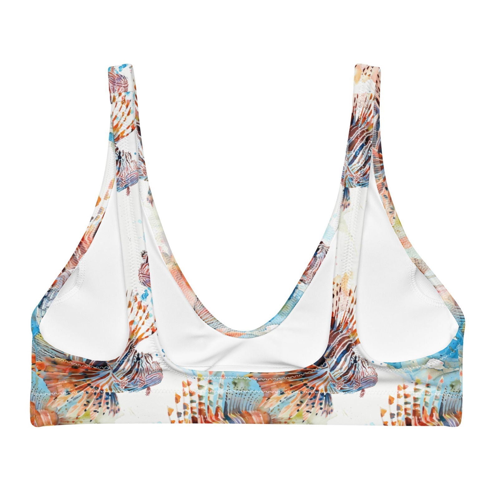 Invasive Lionfish Eco Bikini Top - Salinity Swimwear