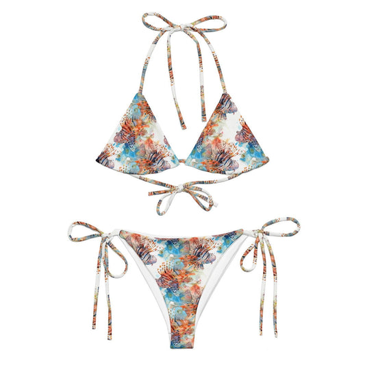 Invasive Lionfish Eco String Bikini Set - Salinity Swimwear