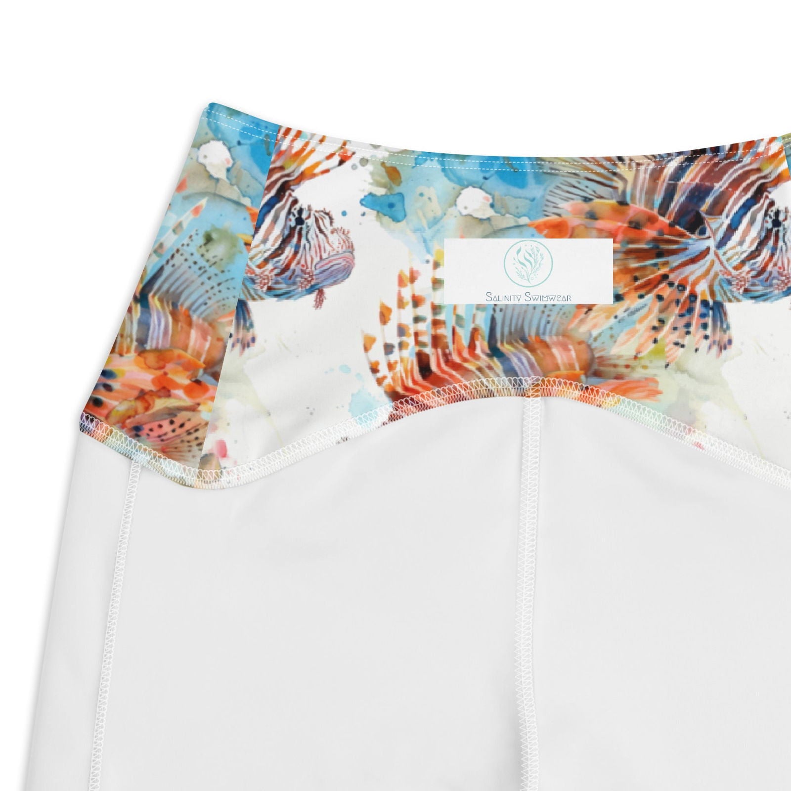 Invasive Lionfish Eco Swim Leggings With Pockets - Salinity Swimwear