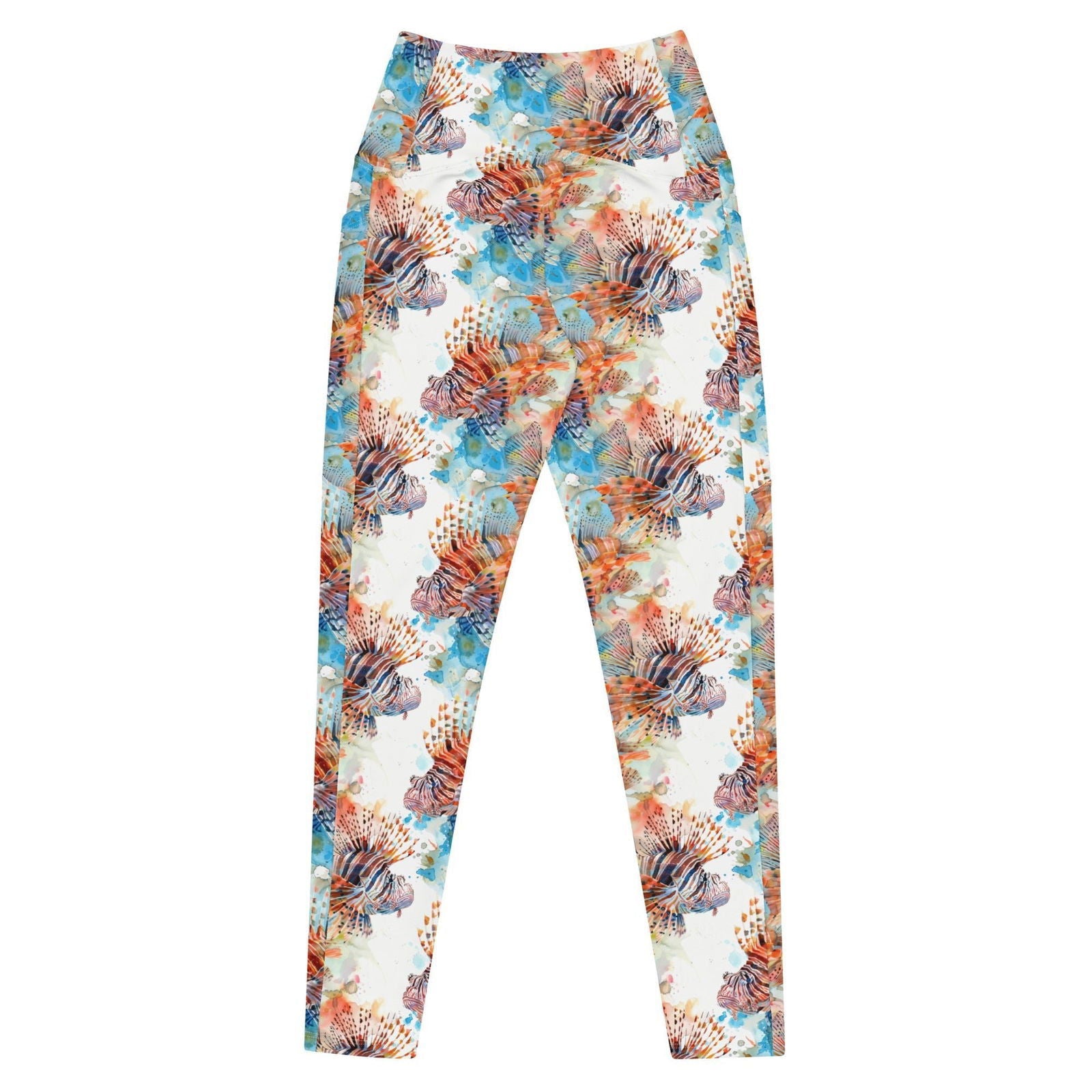 Invasive Lionfish Eco Swim Leggings With Pockets - Salinity Swimwear