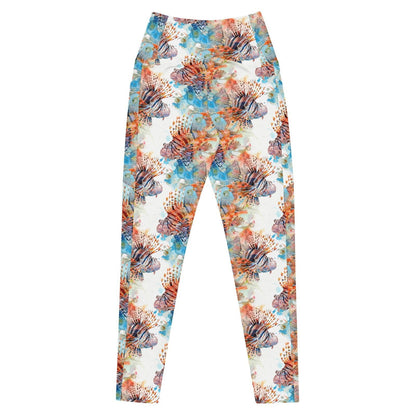Invasive Lionfish Eco Swim Leggings With Pockets - Salinity Swimwear