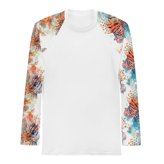 Invasive Lionfish Men's Rash Guard - Salinity Swimwear - Rash Guard   - #tag1#