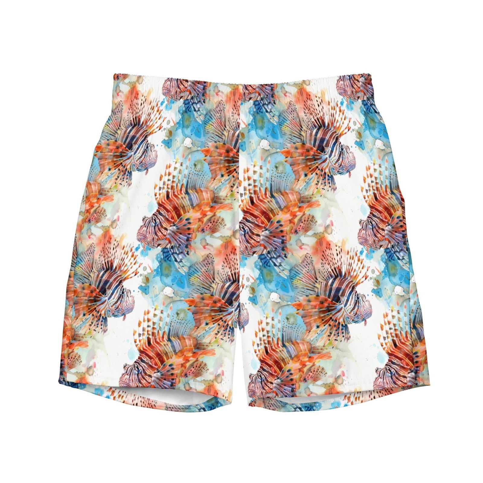 Invasive Lionfish Men's Swim Trunks - Salinity Swimwear - Swim Trunks   - #tag1#