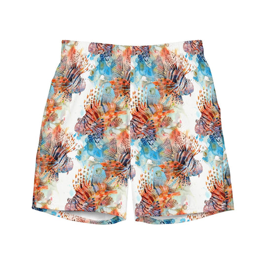 Invasive Lionfish Men's Swim Trunks - Salinity Swimwear - Swim Trunks   - #tag1#