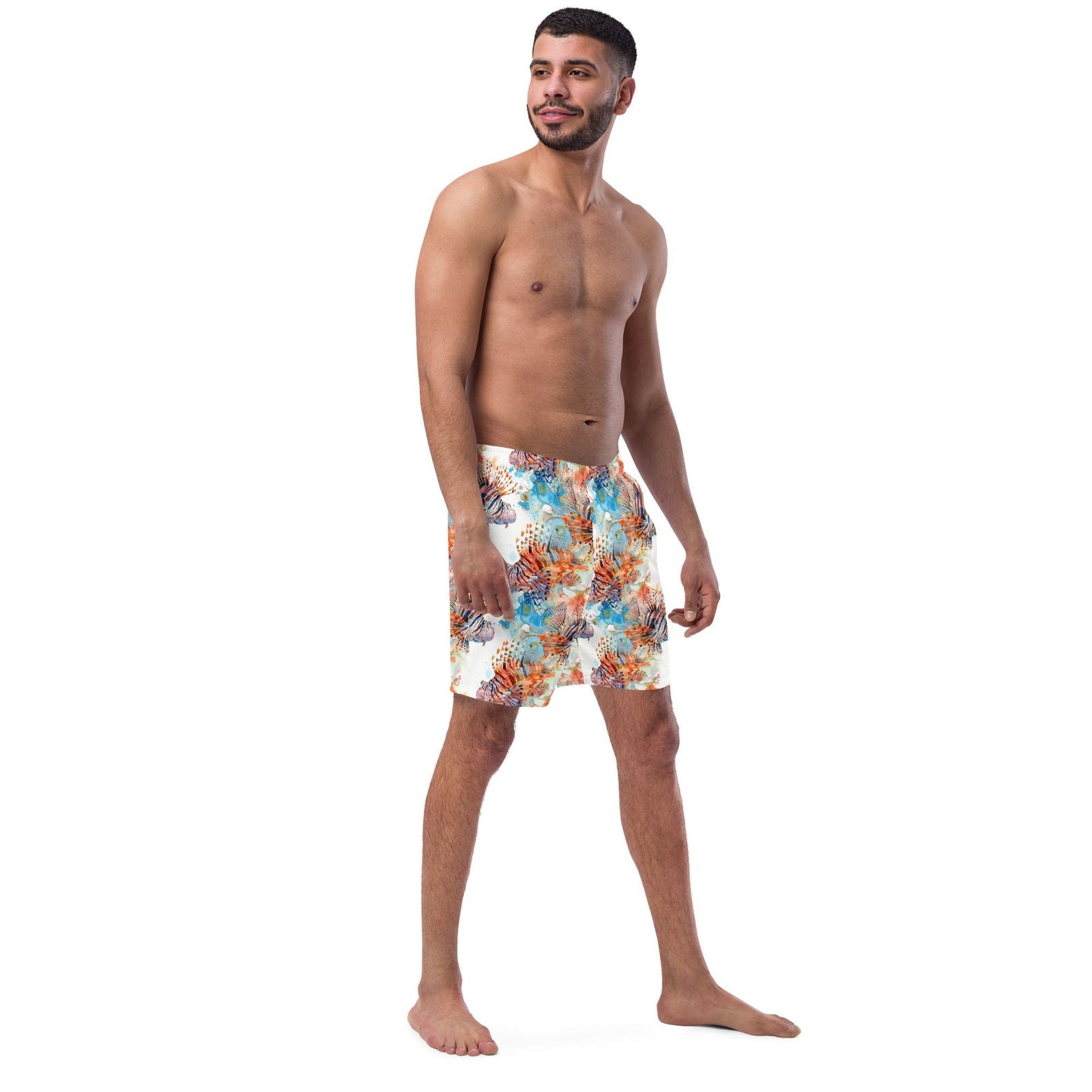 Invasive Lionfish Men's Swim Trunks - Salinity Swimwear -    - #tag1#