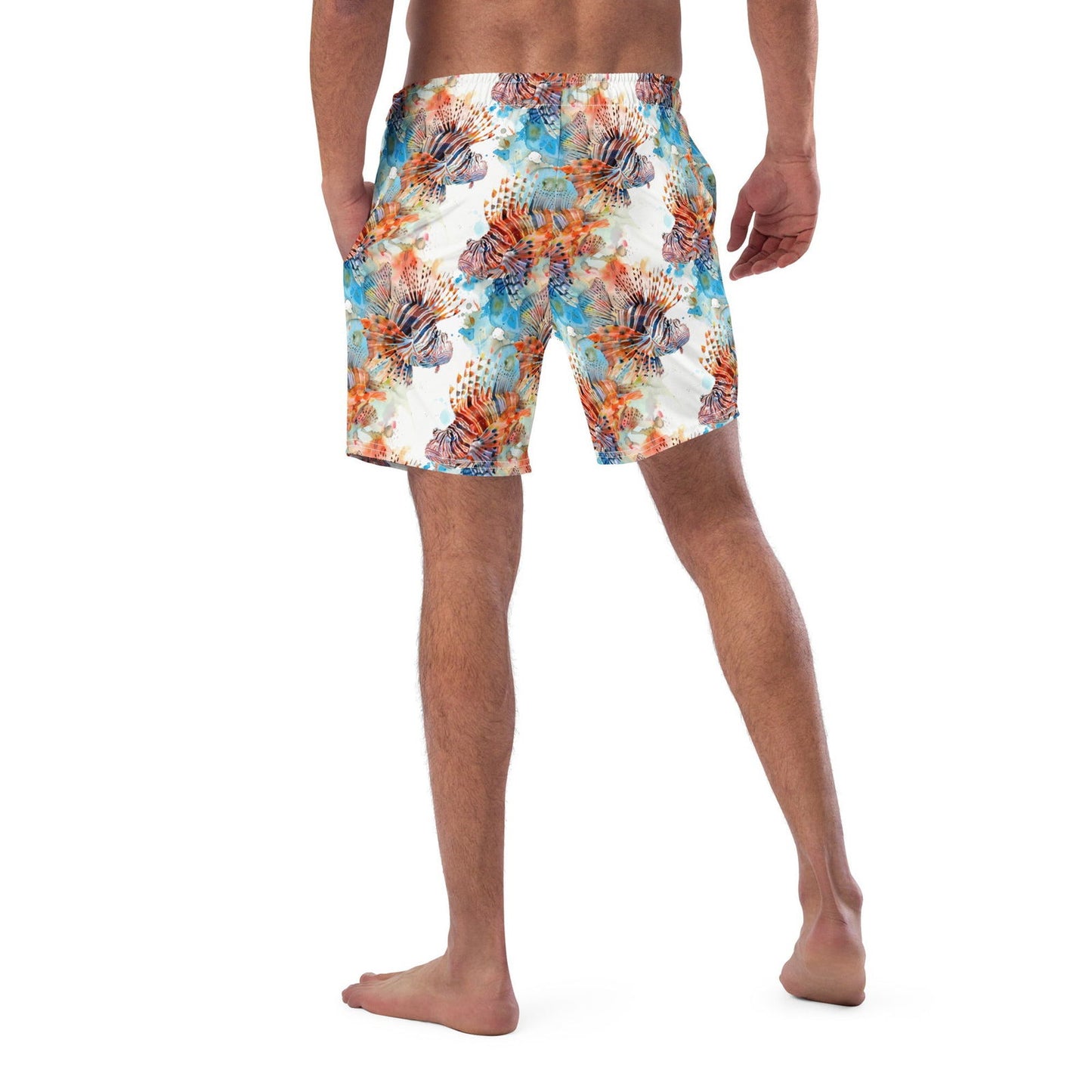 Invasive Lionfish Men's Swim Trunks - Salinity Swimwear -    - #tag1#